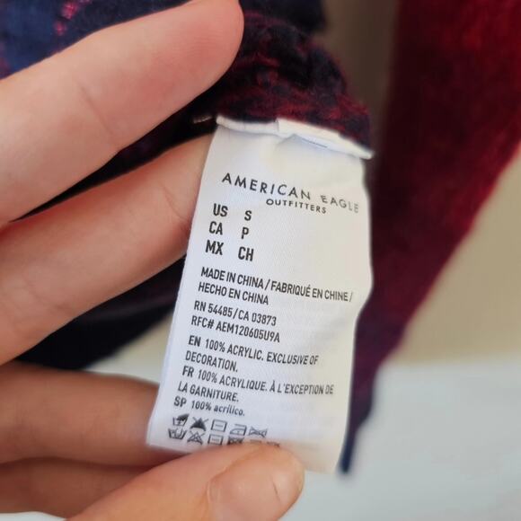 NWT American Eagle Boxy Striped Sweater - Picture 5 of 6